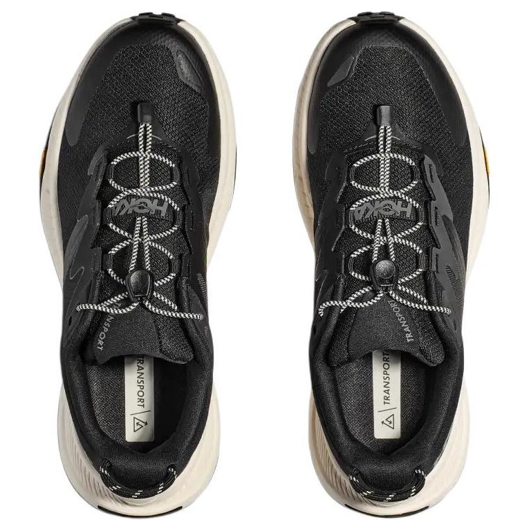HOKA Transport Czarne Alabastrowe Męskie Sneakersy 1123153-BKLB