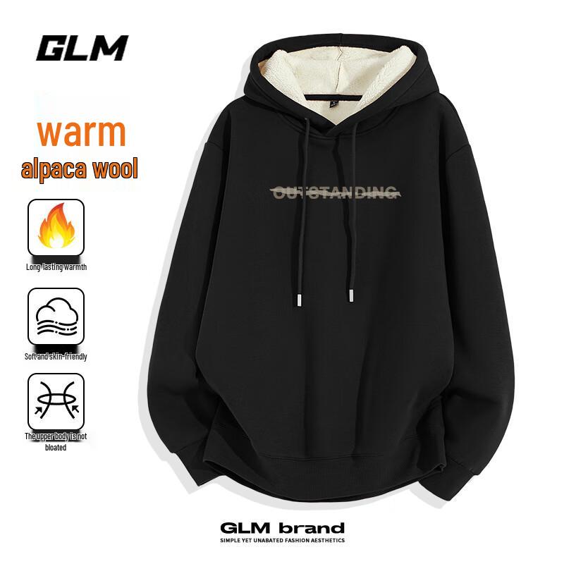

GLM Men s Wool Blend Hooded Sweatshirt 3XL