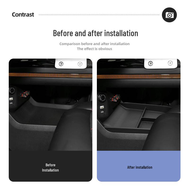 Jetour Zongheng G700 Center Console Lower Box Organizer for 25 Models - Car Interior Accessory