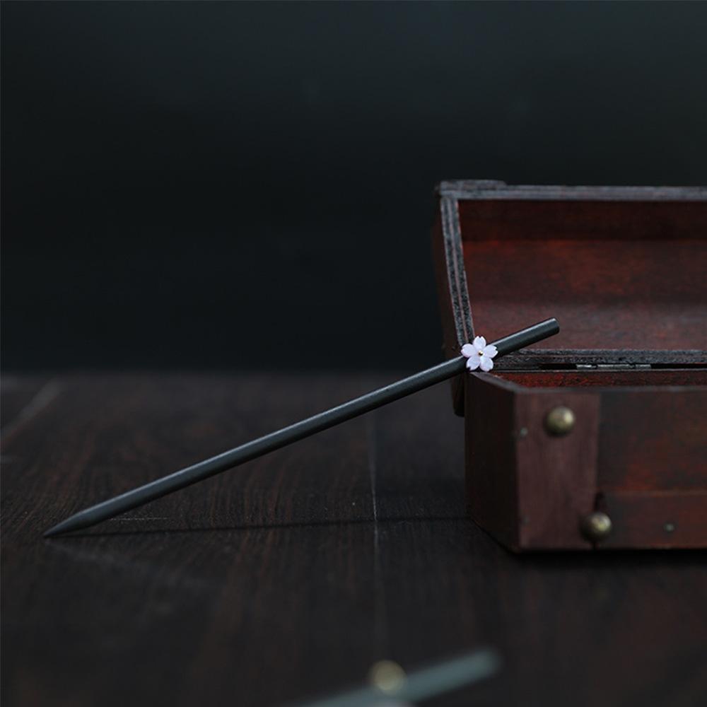 Vintage Hanfu Chinese Style Disk Hair Wooden Hairpin Flower Hairpins Hair Sticks Hair Accessories