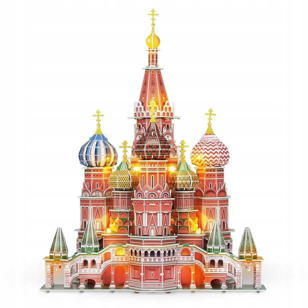 Cubic fun puzzle 3d led katedra św. bazyla- l519h 128 elementów