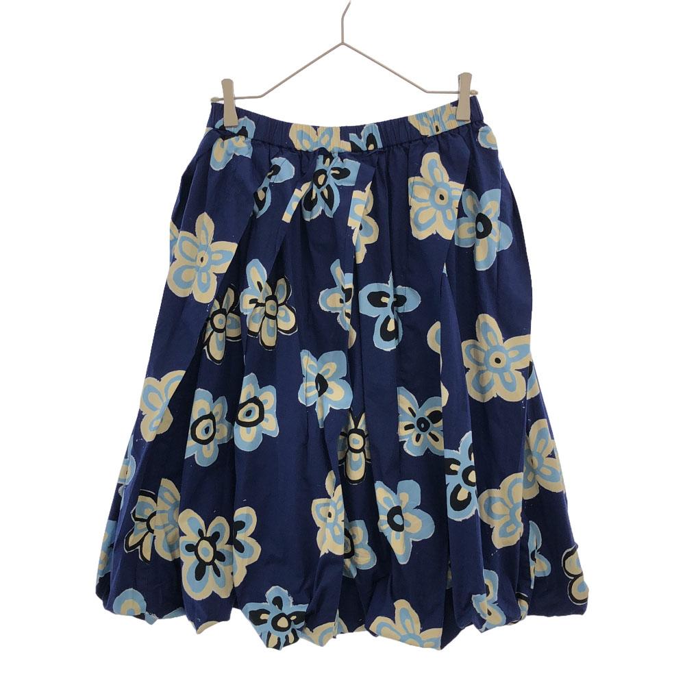 unused UNIQLO MARNI Floral Midi length Balloon skirt Women Used