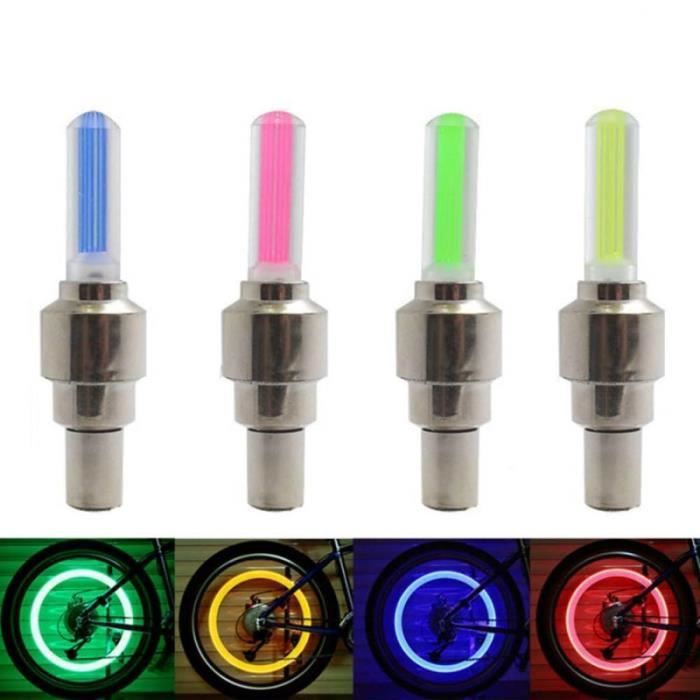 Bike Accessories - Type 04 - LED Lights - 2 Pieces - 4 Colors Available