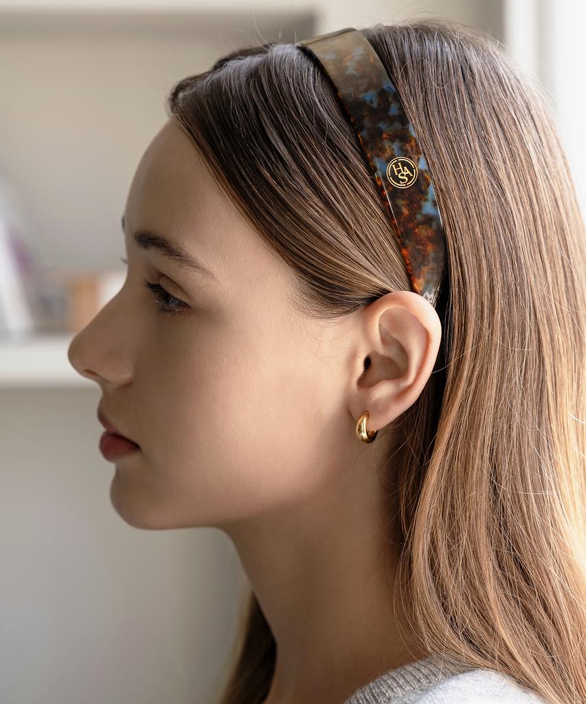 Has Hdm003 Classic Wide Celluloid Hairband