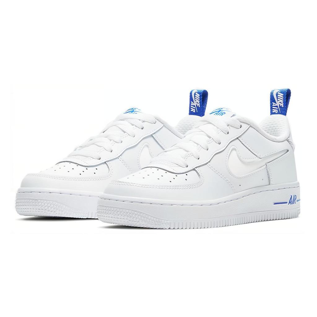 Nike Air Force 1 '07 LV8 Low Top Skateboard Shoes White Blue Unisex DD3227-100
