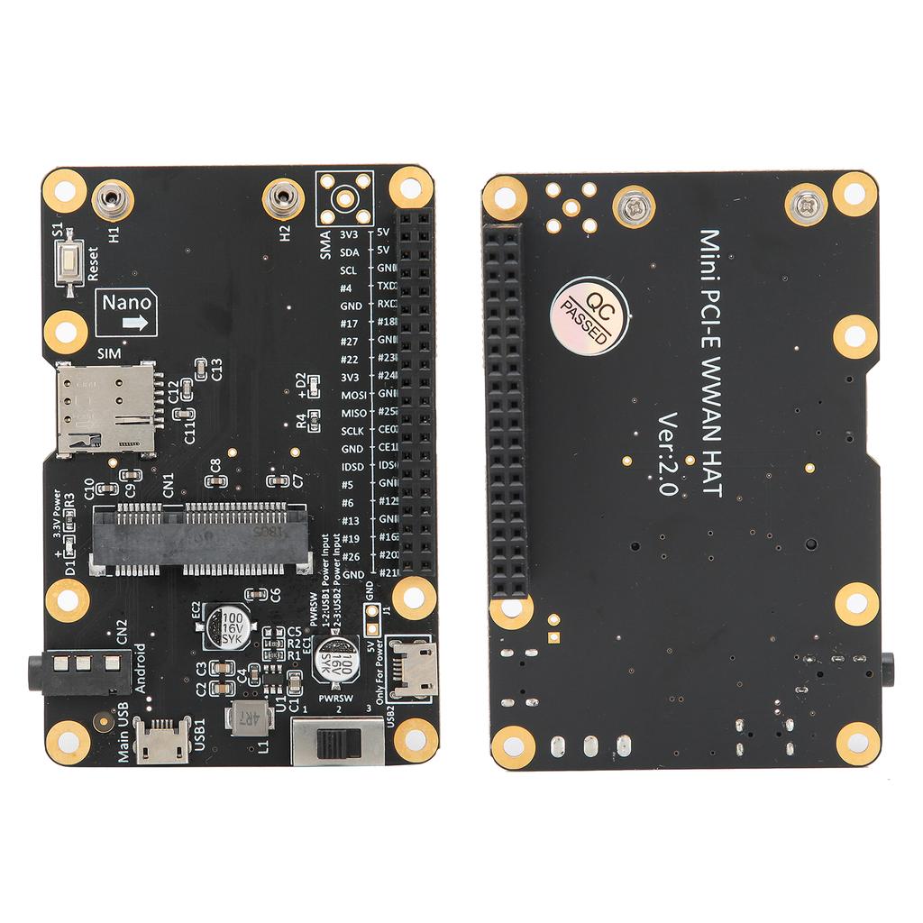 3G 4G LTE Base Hat For RPI 4 3 2 B+ Module Computer Board to USB with SIM Card
