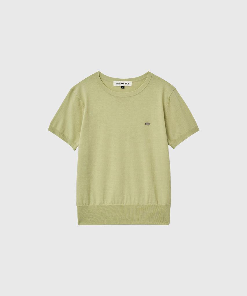 GENERALIDEA Airy Essential Half Knit [Green] / Wbe2L05512