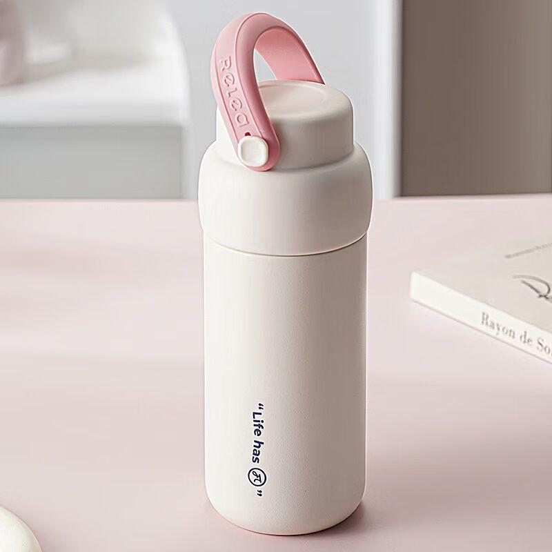 TLAKEHO 316L Stainless Steel Insulated Portable Water Bottle