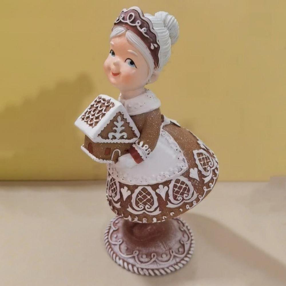 Adorable Cute Santa Claus Ornaments Exquisite Unique Resin Santa Claus Statues Cartoon Christmas Ornament Christmas