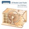 Children's Wooden Ferris Wheel Music Box Puzzle – DIY Carousel and Piano Assembly Toy