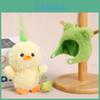 Cute Animal Plush Duck Pendant With Pp Cotton Filling For Travel Accessories