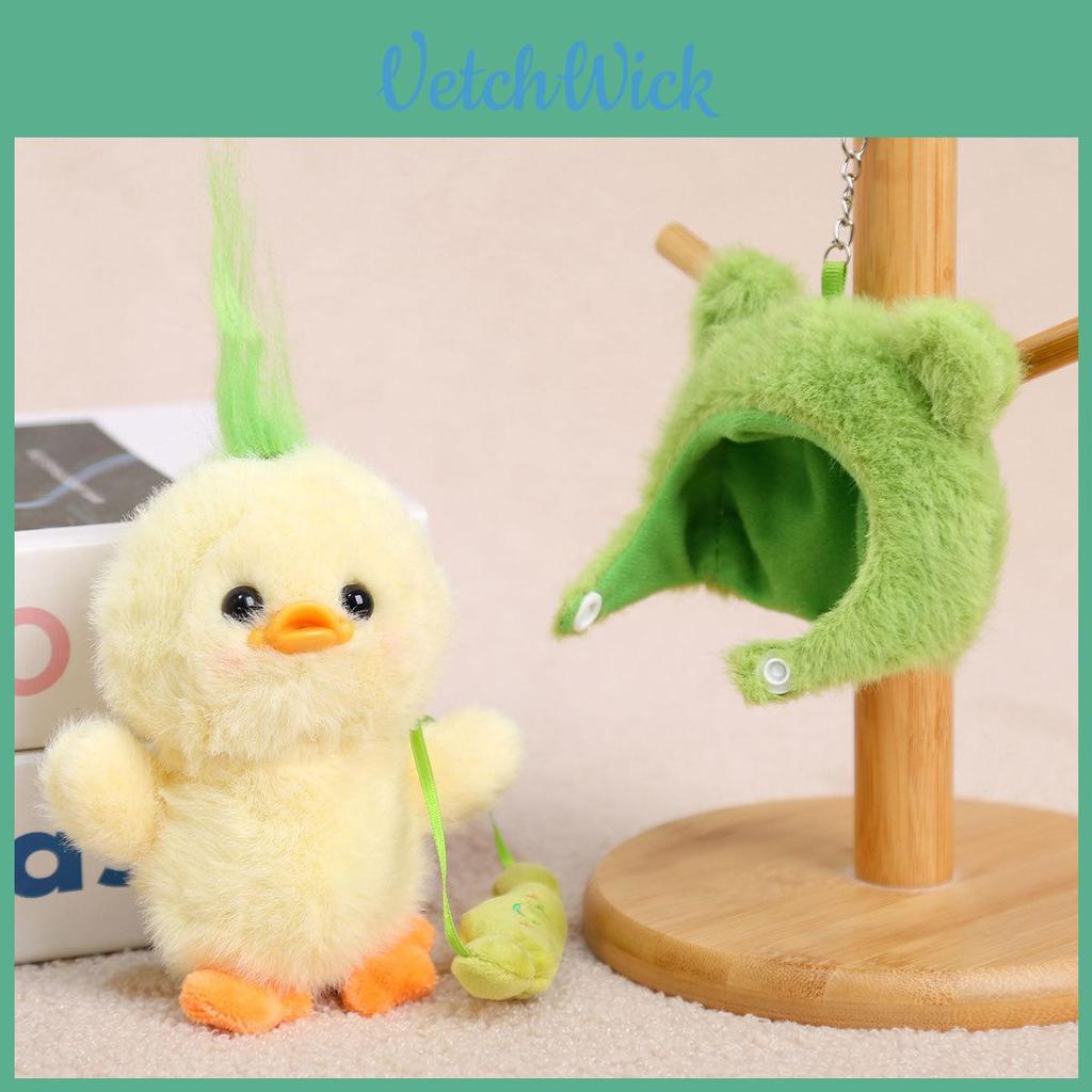 Cute Animal Plush Duck Pendant With Pp Cotton Filling For Travel Accessories