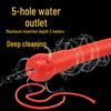 5-Hole Enema Tube: Intestinal Flushing Cleaner for Men and Women, SM Erotic Anal Toy.