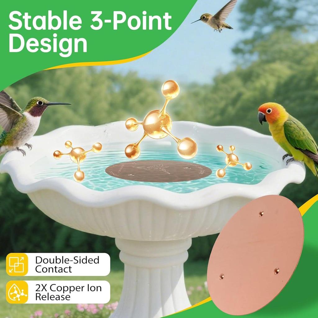New Arrival Copper Bird Bath Cleaner Disk