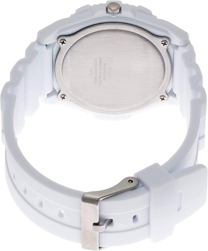 Citizen Water Resistant to 10 White Q&Q VR78-002 Men's Diver's Watch, ATM,