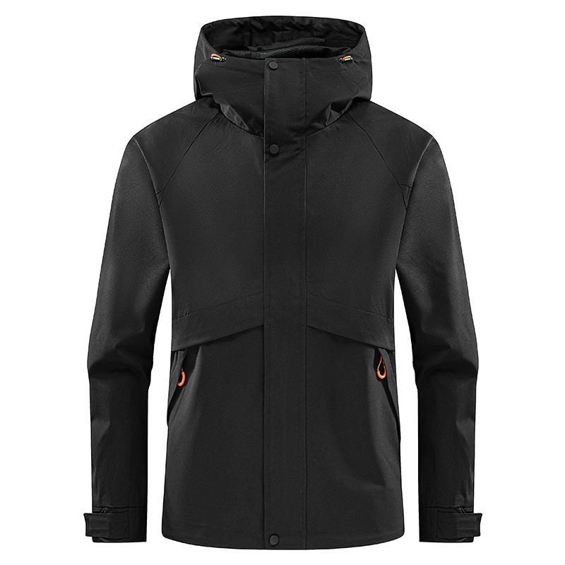 

Куртка мужская спортивная на открытом воздухе, хардшелл, осень и зима, новая водонепроницаемая куртка для альпинизма с капюшоном 5XL