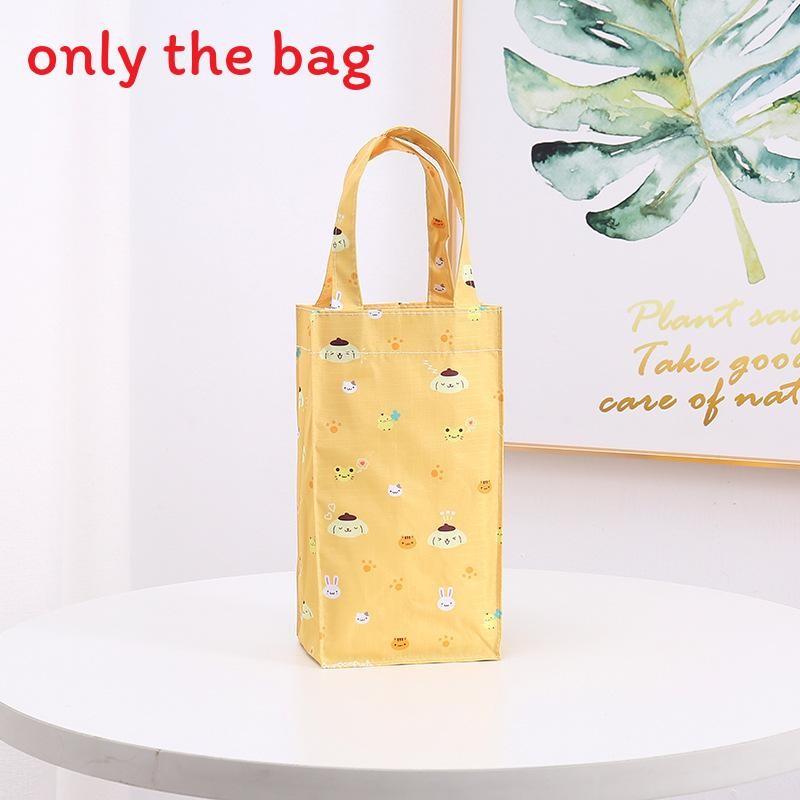 Hello Kitty Kuromi My Melody Cinnamoroll Pattern Cup Umbrella Canvas Storage Bag For Travel And Daily Use