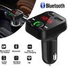 Auto Bluetooth 5.0 FM Sender Car Kit MP3 Modulator Player Drahtloser Freisprech-Audioempfänger 3.1A Dual USB Smart Schnellladegerät Autozubehör