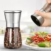 Moulin à poivre en acier inoxydable réglable manuel moulin à sel et à poivre durable moulin à épices outil de cuisine moulin à poivre