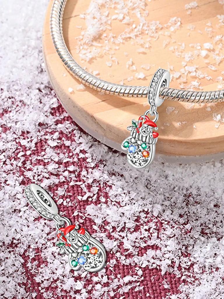 Charms Plata Copper Colors Christmas Gift Strawberry Boots Bead Pendant For Original Bracelet For Women Diy Jewelry Love Gift