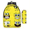 Spongebob Squarepants Children'S School Bag Male And Female Students Backpack Kindergarten Cute Cartoon Backpack Pencil Bag