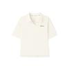 Breathable Solid Color Pullover Polo Shirt Women Tops L126W029-0074