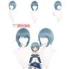 Puella Magi Madoka Magic Sayaka Miki Blue Cosplay Wig High Heat Resistant Fiber