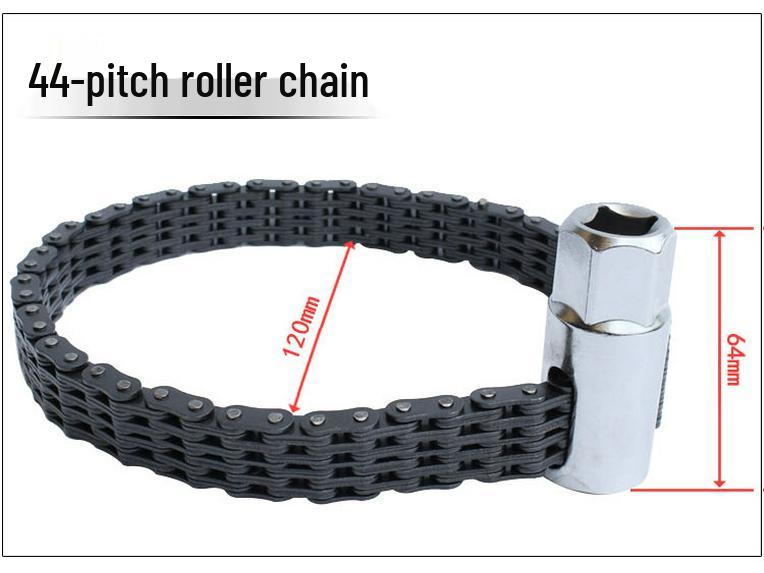 Double Chain Sleeve Oil Filter Wrench for Disassembly and Assembly in Auto Repair