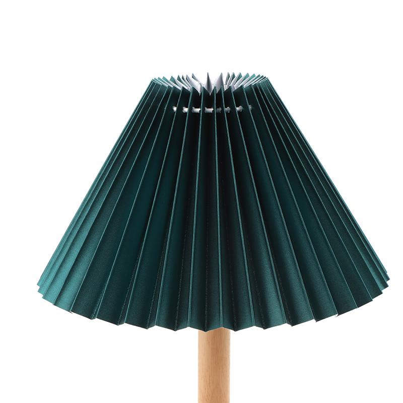 1 stk Takdekor Stoff Plissert Lampeskjerm Moderne Vaskbart Bordlampe Trekk DIY Retro Lysekrone Stofftrekk Stue Spisestue