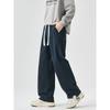 Wassup Pure Cotton Fleece-Lined Cargo Pants for Men, New Autumn and Winter American-Style Loose Straight-Leg Casual Thickened Long Pants