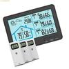 K1AE 5 Inches Color Display Wireless Indoor Outdoor Thermometers Hygrometer With 100M Ranges Sensors and Weather Stations
