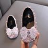 Autumn new style ladylike baby girl girls' princess rhinestone flat shoes, leather shoes, dance performance shoes