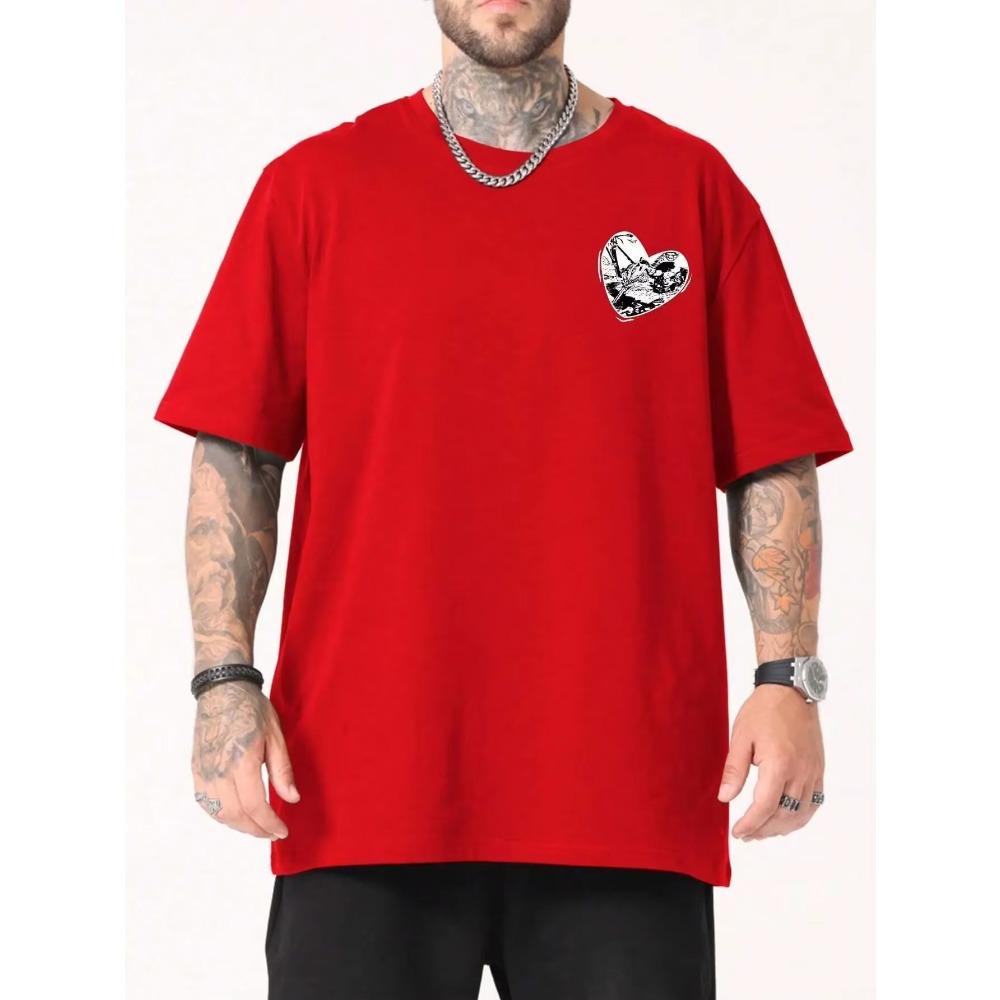 Believe Inovr World Street Letter Graphic Clothing Men High Quality T-Shirt Summer Cotton T-Shirts Hip Hop Street Loose Tops