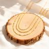 Classic Link Chain Necklaces for Women,Round Snake Chain Necklace,Water Wave Necklaces,Fashion Daily Jewelry Gifts Wholesale