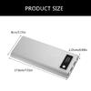 Scatola Porta Batteria 18650 Fai-da-te, Scatola Alimentatore Fai-da-te con Luci LED Supporto Custodia Funzioni di Ricarica PD/Ricarica Rapida