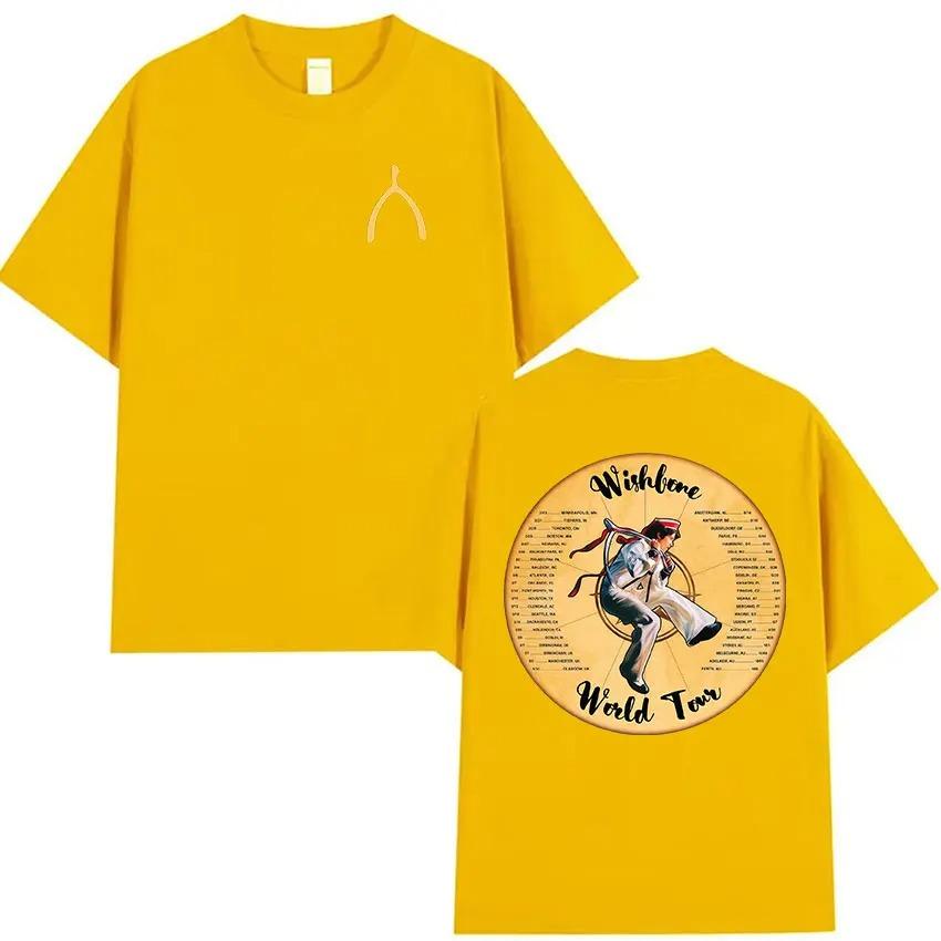 

Conan Gray Wishbone 2026 World Tour Graphic TShirt Unisex Vintage Harajuku Style Loose Fashion Cotton TShirt Y2K Streetwear 4XL