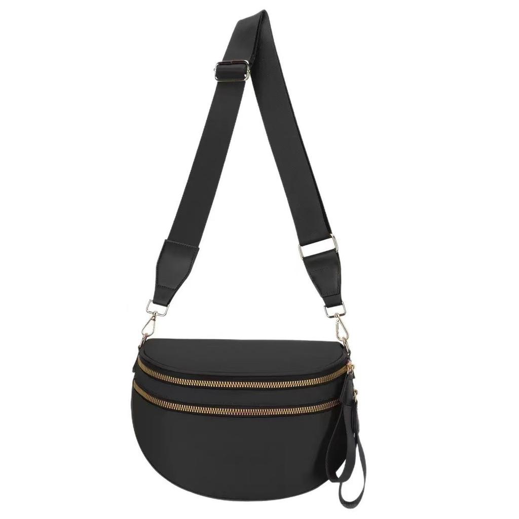 ins senior women's new fashion versatile Oxford cloth large capacity shell bag plaid light messenger bag sports