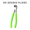 90 Degrees Right Angle Flat Pliers High Hardness Suitable For Dismantling Steel
