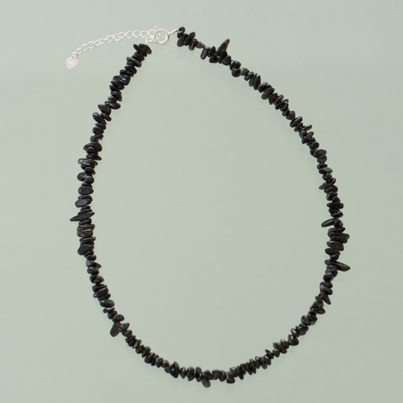 geegee black coral necklace