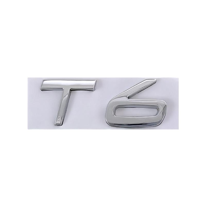 3d Metal T5 Logo T6 Emblem AWD Letters Car Trunk Badge For Volvo S60 C30 850 S40 V40 V70 XC60 V50 S70 C70 V90 T5 T6 AWD Sticker