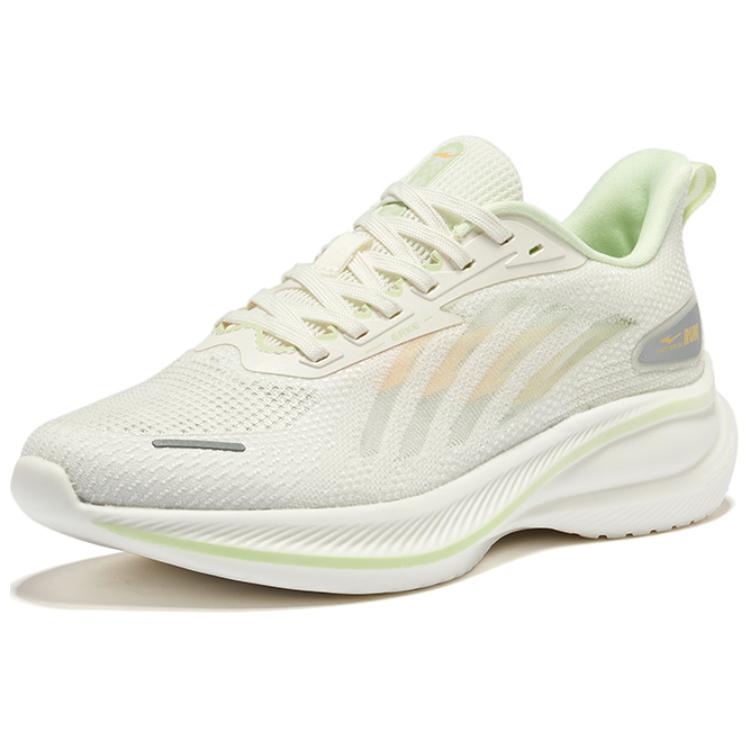 Erke Water Drift 5 Plus Comfortable Versatile Shock Absorbing Wear Resistant Low Top Running Shoes Women Sneaker White Green 52124203093-001