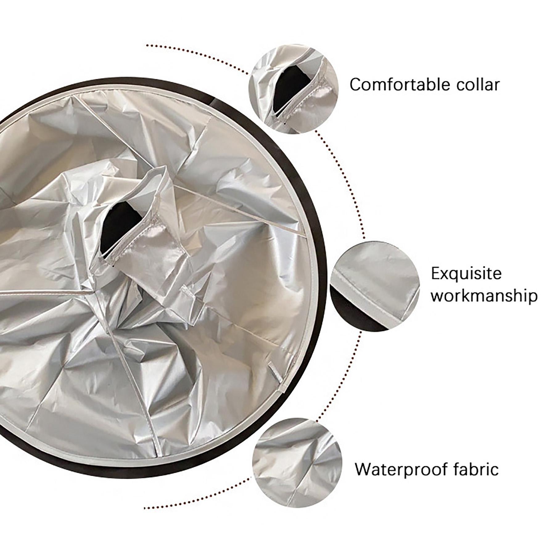 

1pc Capes Haircut Cloak Cloth Hair Dye Breathable Household Haircut Cloak Foldable Haircut Tool