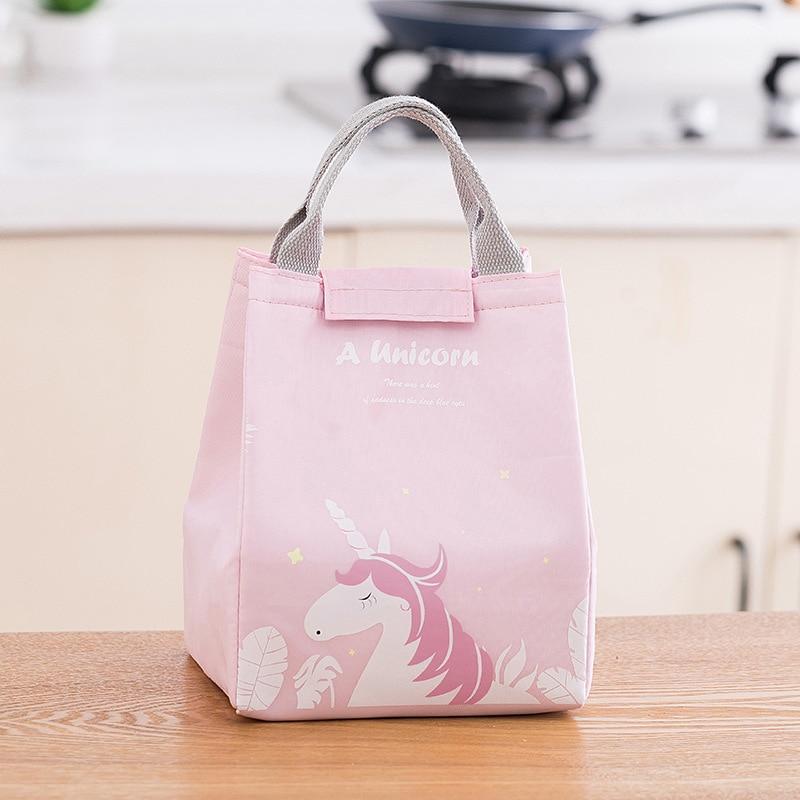 

Cartoon Cooler Lunch Bag For Picnic Kids Women Travel Thermal Breakfast Organizer Insulated Waterproof Storage Bag Lunch Box