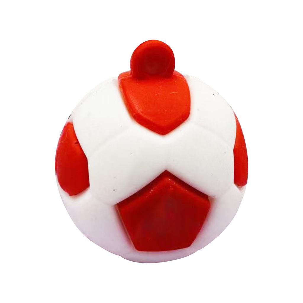 Sports Simulation Football Keychain, PVC Soft Rubber Hanging Ornament, Schoolbag Accessory