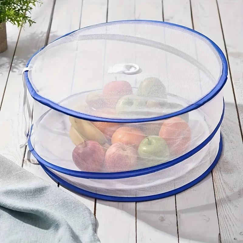 1 Mosquito And Fly Proof Mesh Food Cover, Cake Cover, Foldable And Reusable Food Cover, Indoor And Outdoor Insect Proof Cover