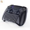 Wireless Bluetooth Keyboard for PS5 Controller, Built-in Speaker, Gaming Accessory, Voice Chat Input, External Keyboard
