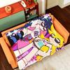 Anime P-Panty S-Stocking Throw Flannel Cozy Print Blanket, Portable, Durable Machine Washable Cute Cool