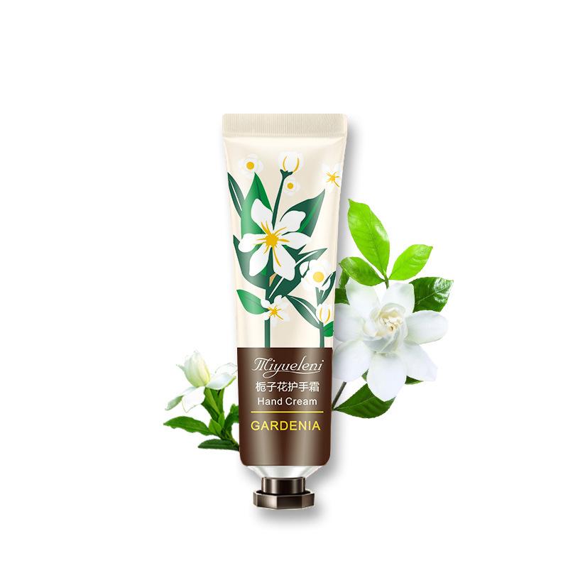 Plant Fragrance Hand Cream 30g Moisturizing Non Greasy Gardenia Flower Moisturizing Refreshing