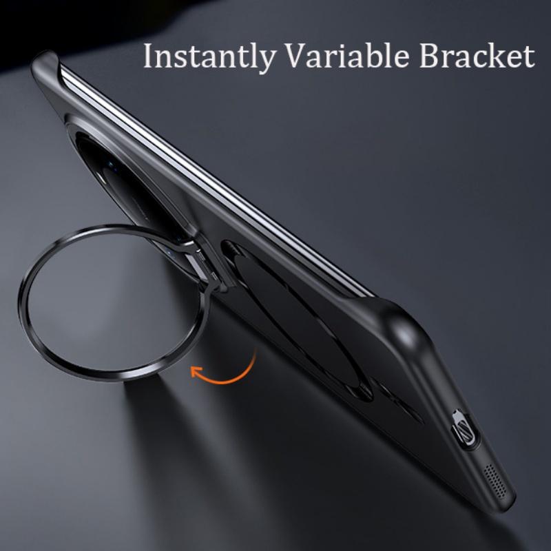 Ultra Thin Magnetic Stand Case For Huawei Pura80 Pura70 P80 P70 Mate 70 60 Pro Plus For Magsafe Armor Frameless Cover