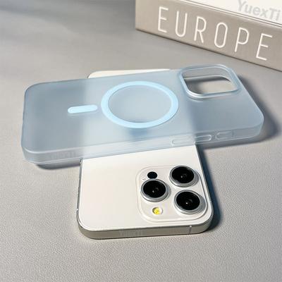 Capa de Telefone de Luxo Para 15 14 13 12 16Pro Max Para Magsafe Carregamento Sem Fio Magnético Capa com Para-choque à Prova de Choque Capa Fosca